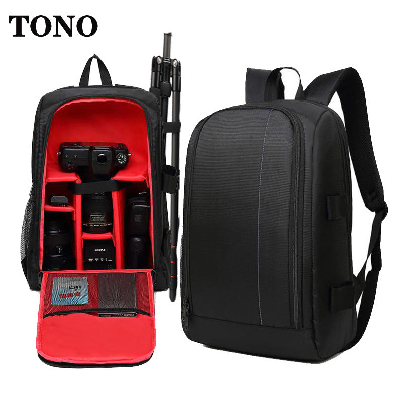 Multi-functional Outdoor Camera Backpack Video Digital Shoulder Camera Bag Bag Waterproof Camera Photo Bag Case for DSLR Camera 7490