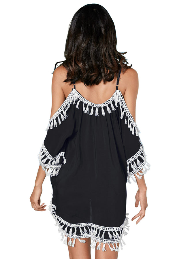 Boho Tassel Tunic Cover up 420080 -