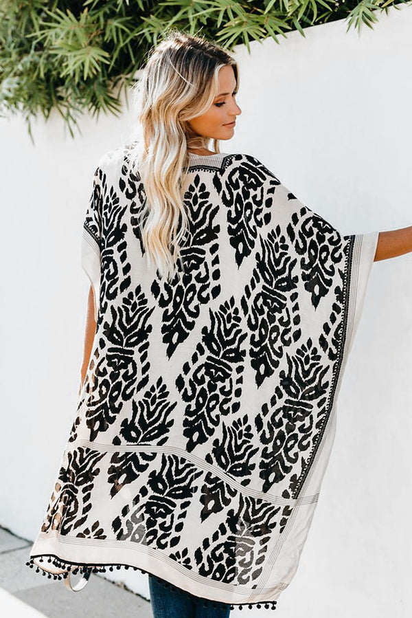 Prowess Pom Pom Kimono 85278