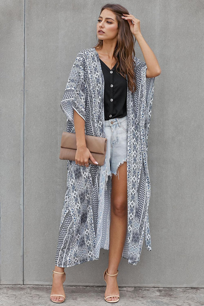 Bohemian Style Tie Kimono 85456